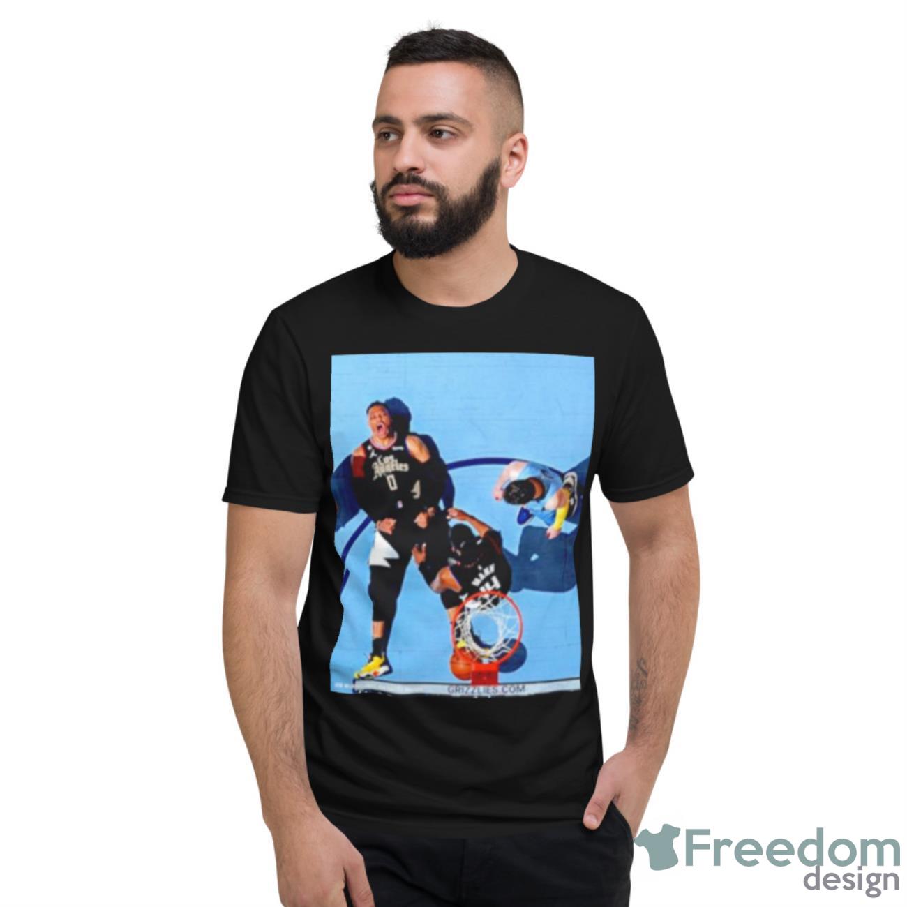 Russ Was Hooping In The First Half Vs The Grizzlies Shirt - Short Sleeve T-Shirt