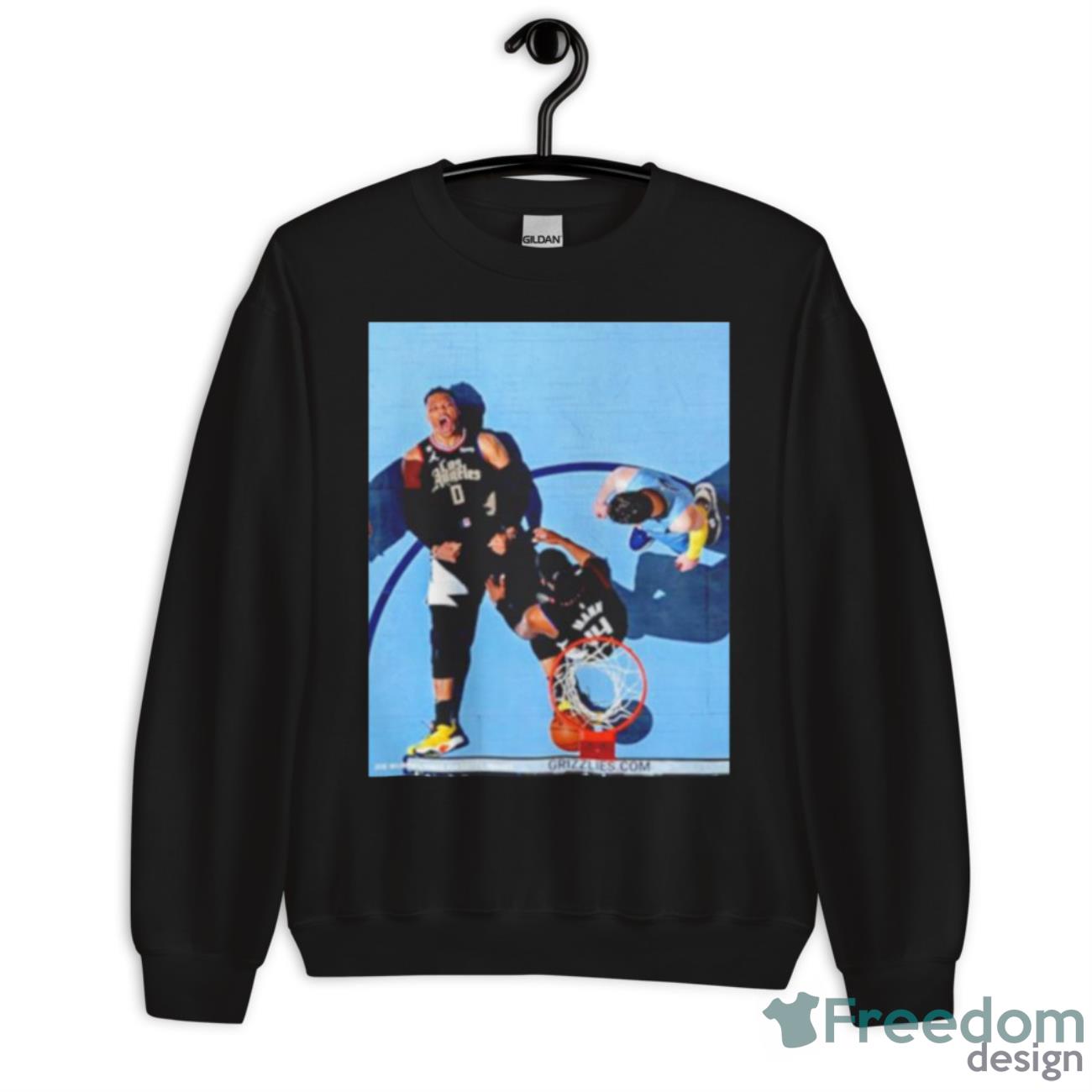 Russ Was Hooping In The First Half Vs The Grizzlies Shirt - Unisex Crewneck Sweatshirt Russ Was Hooping In The First Half Vs The Grizzlies Shirt - Unisex Crewneck Sweatshirt