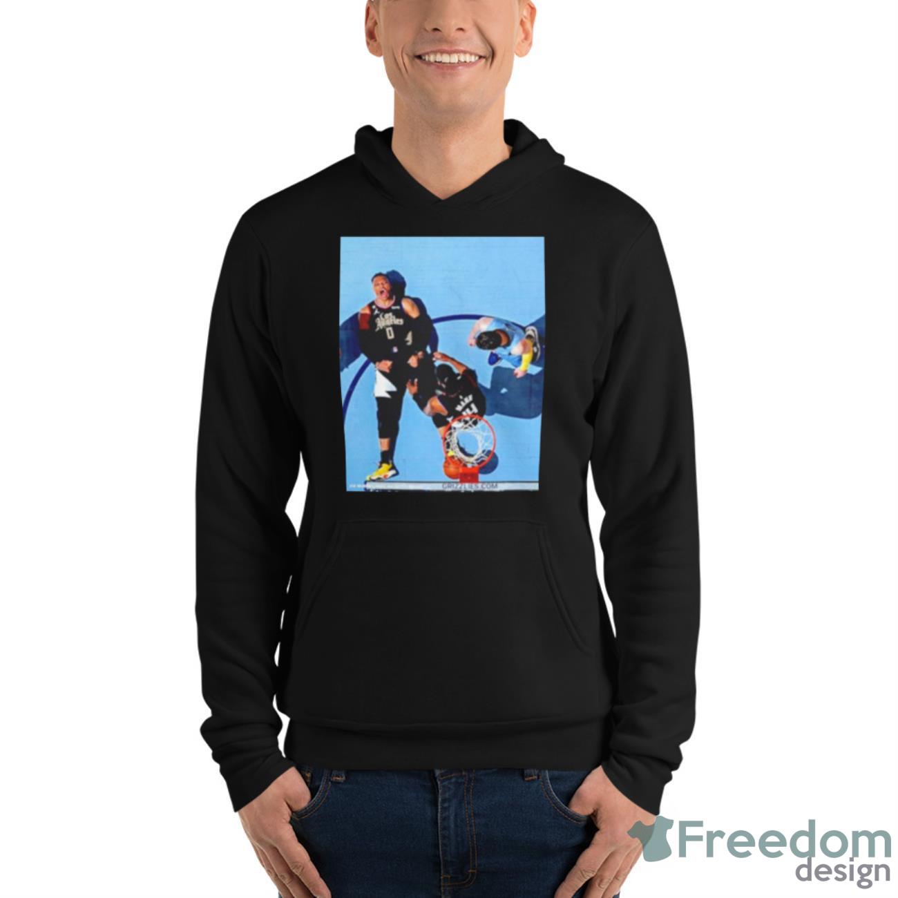 Russ Was Hooping In The First Half Vs The Grizzlies Shirt - Unisex Fleece Pullover Hoodie Russ Was Hooping In The First Half Vs The Grizzlies Shirt - Unisex Fleece Pullover Hoodie