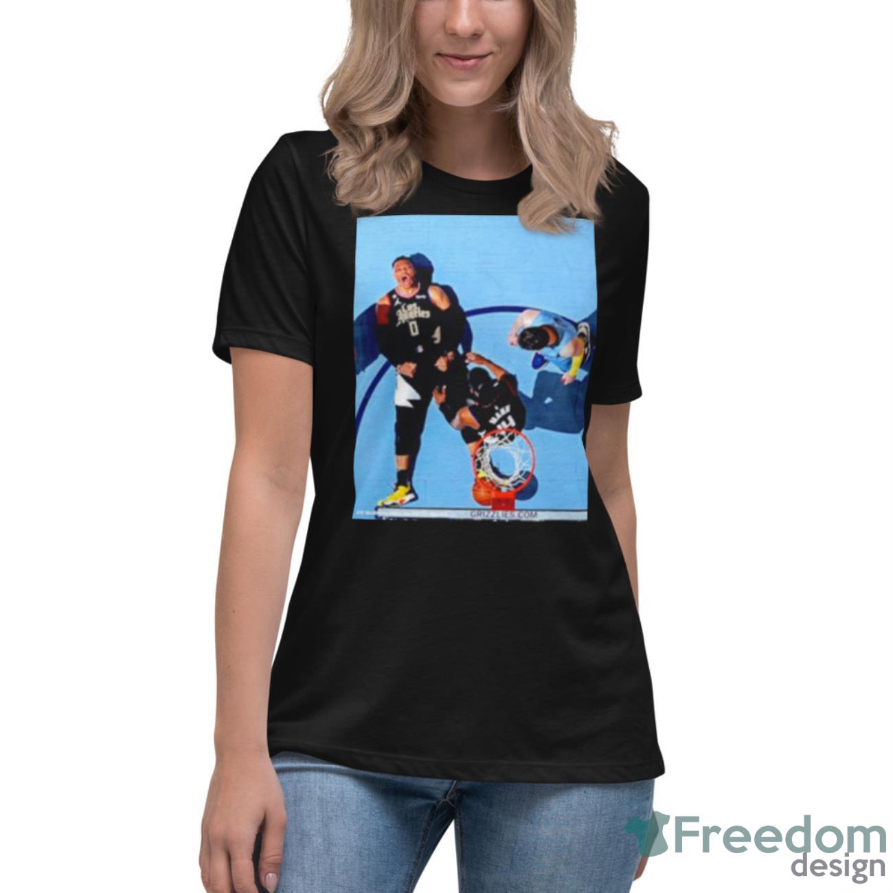 Russ Was Hooping In The First Half Vs The Grizzlies Shirt - Womens Relaxed Short Sleeve Jersey Tee Russ Was Hooping In The First Half Vs The Grizzlies Shirt - Womens Relaxed Short Sleeve Jersey Tee
