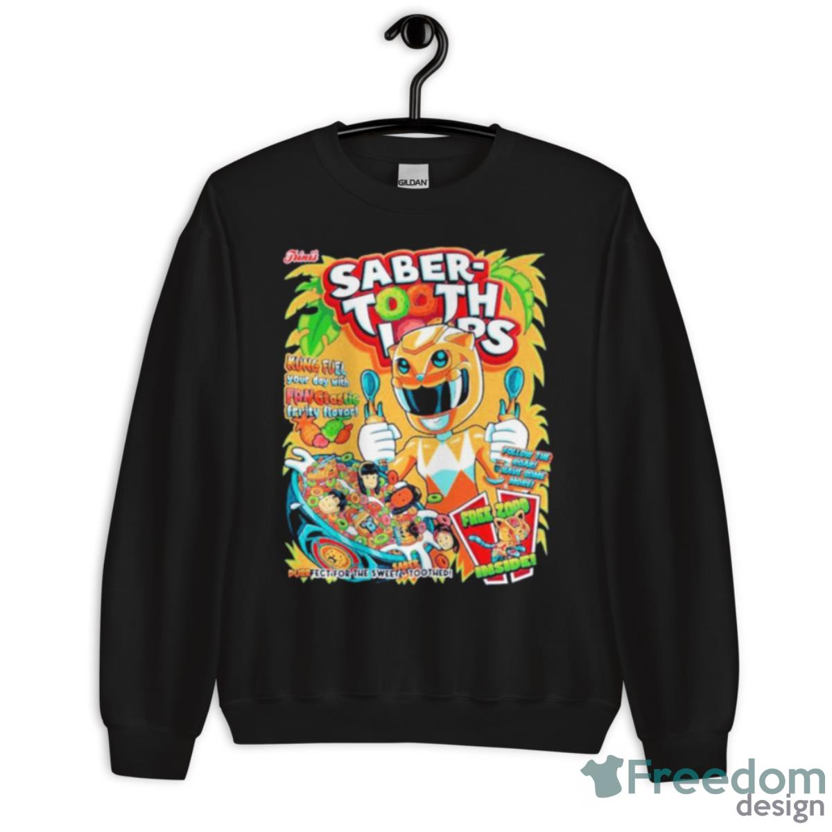 Sabertooth Loops Kung Fuel Shirt - Unisex Crewneck Sweatshirt