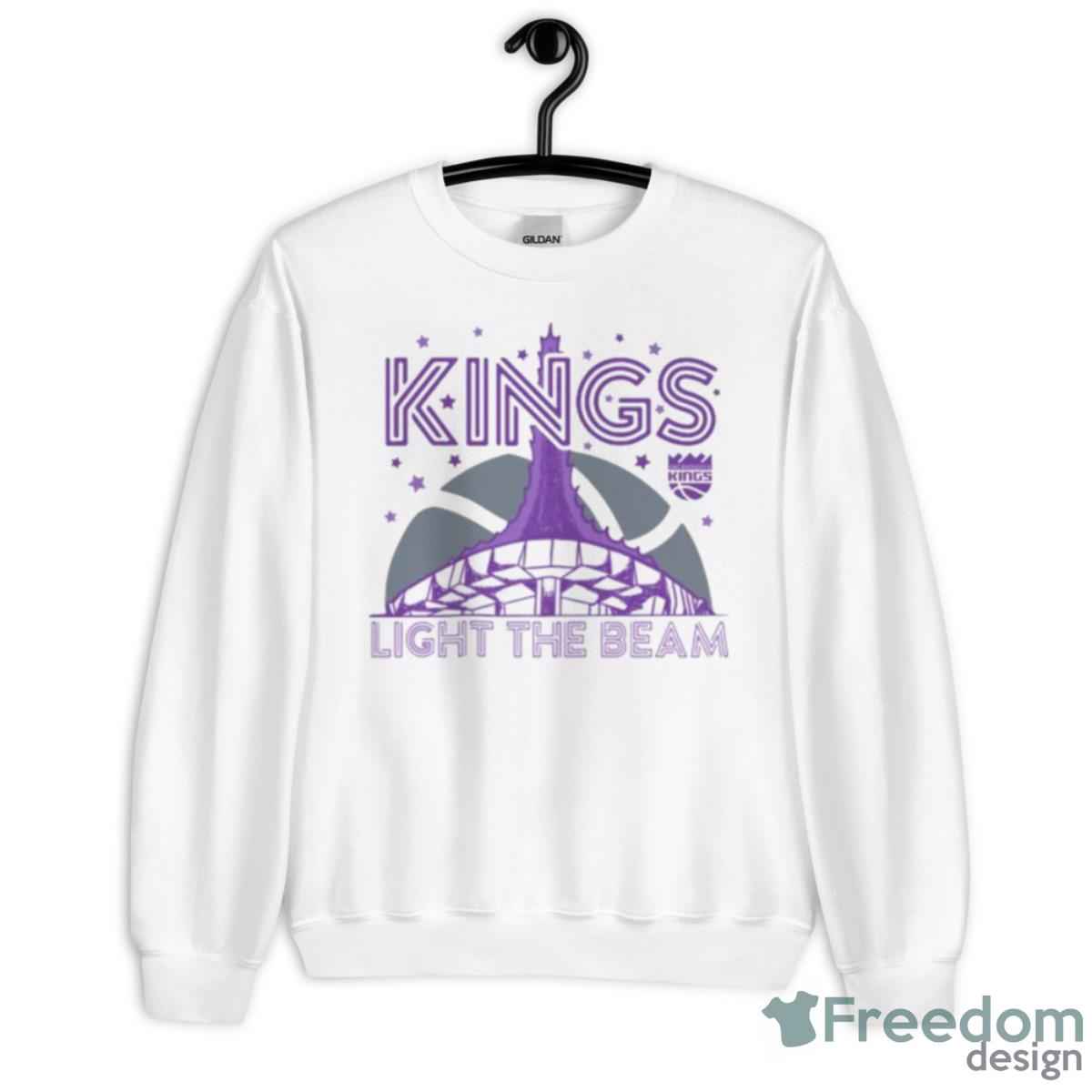 Sacramento Kings Homage Light The Beam Hyper Local Shirt - Unisex Heavy Blend Crewneck Sweatshirt