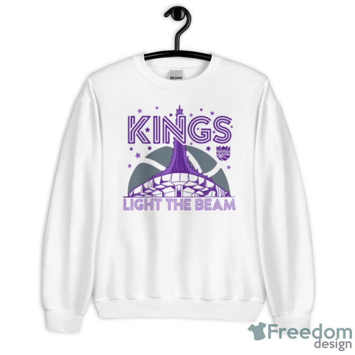 Sacramento Kings Light The Beam Shirt - Unisex Heavy Blend Crewneck Sweatshirt