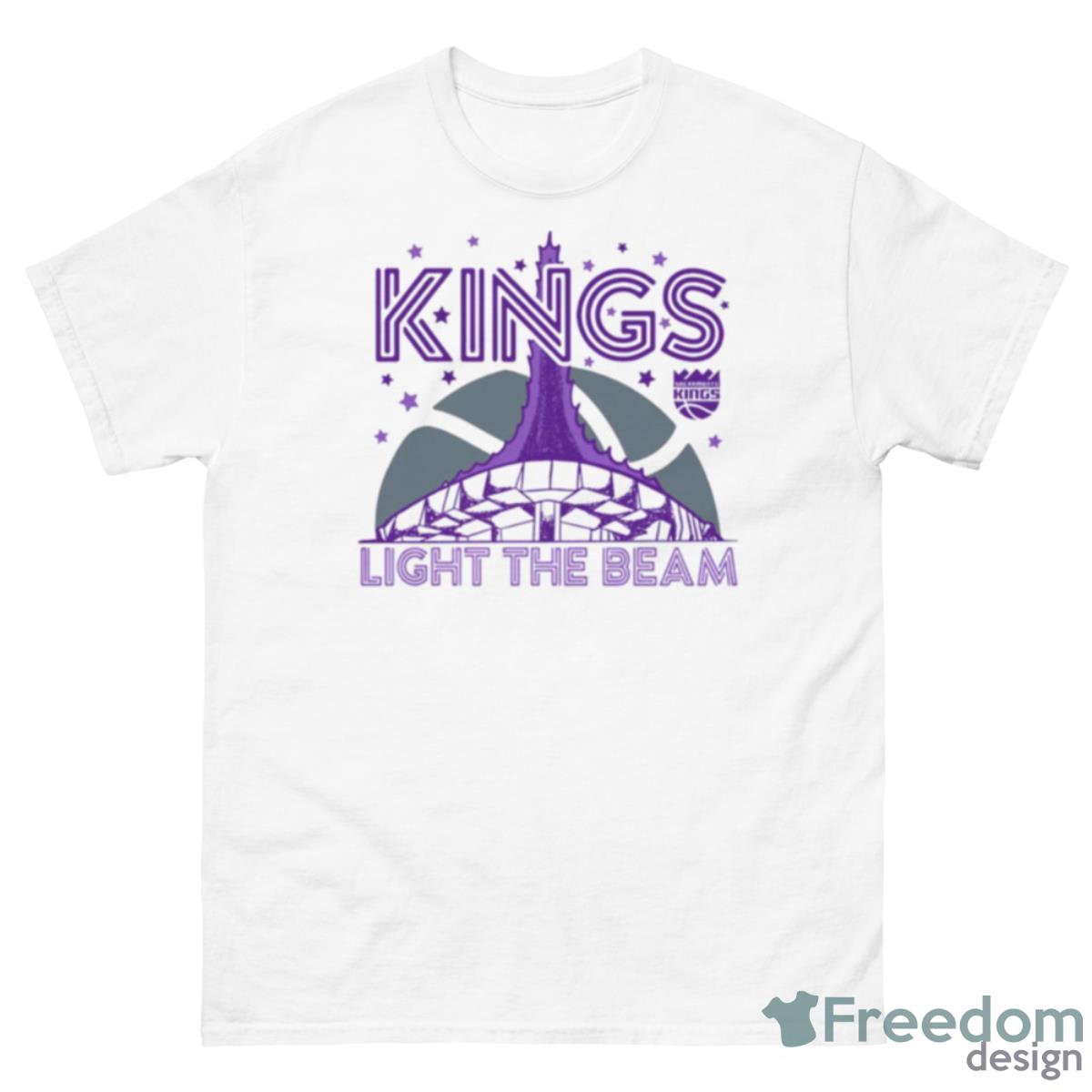 Sacramento Kings Light The Beam Shirt - 500 Men’s Classic Tee Gildan