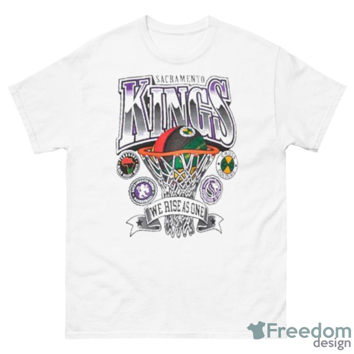 SAcramento Kings We Rise As One 2023 Shirt - 500 Men’s Classic Tee Gildan