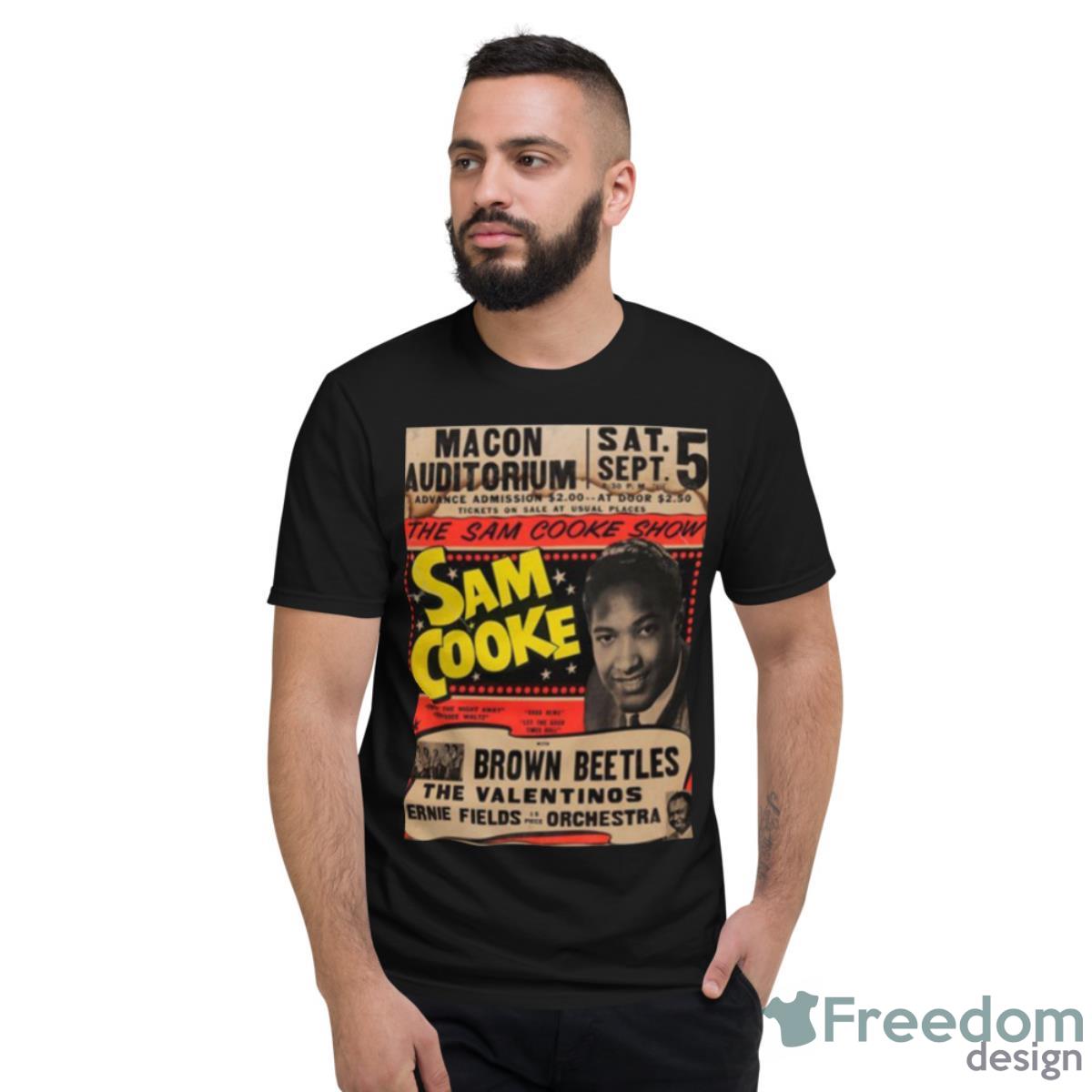 Sam Cooke Macon Auditorium Concert Shirt - Short Sleeve T-Shirt