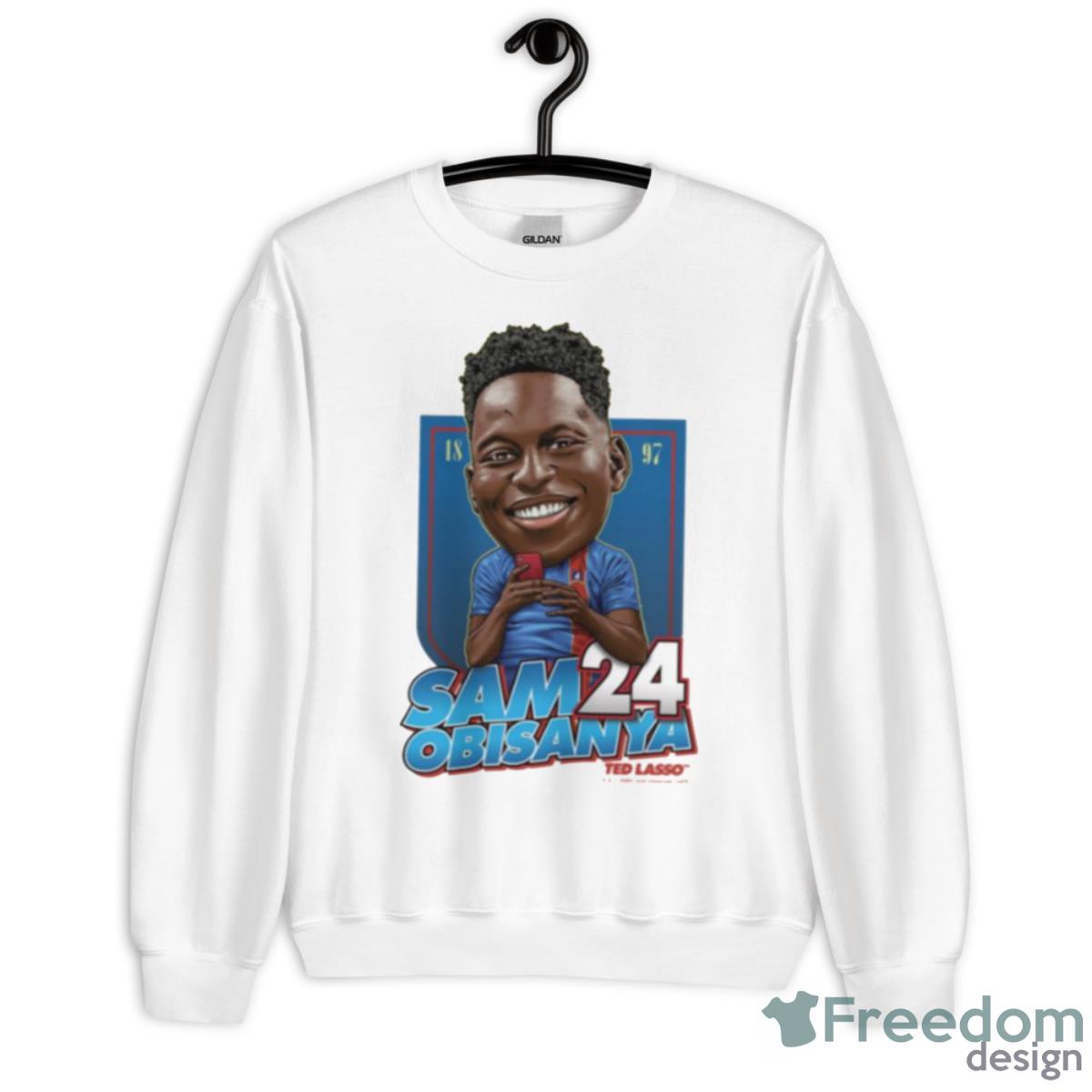 Sam Obisanya Bobblehead Ted Lasso Shirt - Unisex Heavy Blend Crewneck Sweatshirt