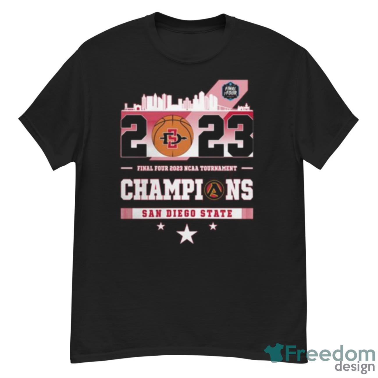 San Diego State Aztecs 2023 Final Four NCAA Tournament Champions Shirt - G500 Men’s Classic T-Shirt