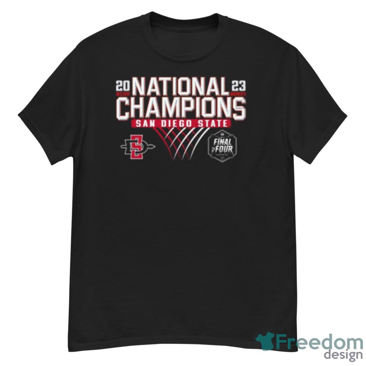 San Diego State Aztecs 2023 Ncaa Men’s Basketball National Champions Bracket Shirt - G500 Men’s Classic T-Shirt