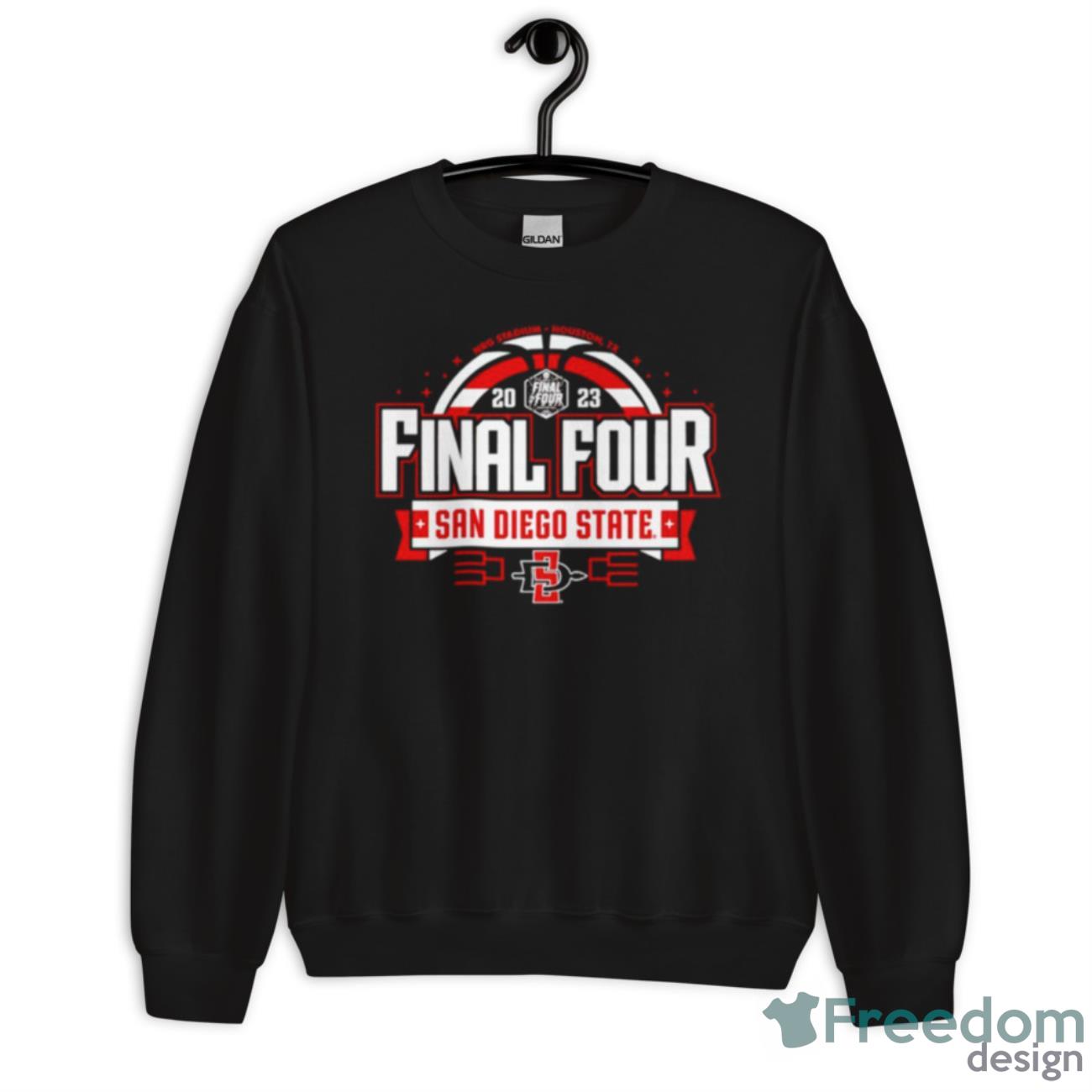San Diego State Aztecs Final Four NCAA Men’s Basketball Tournament March Madness Shirt image San Diego State Aztecs Final Four NCAA Men’s Basketball Tournament March Madness Shirt - Unisex Crewneck Sweatshirt