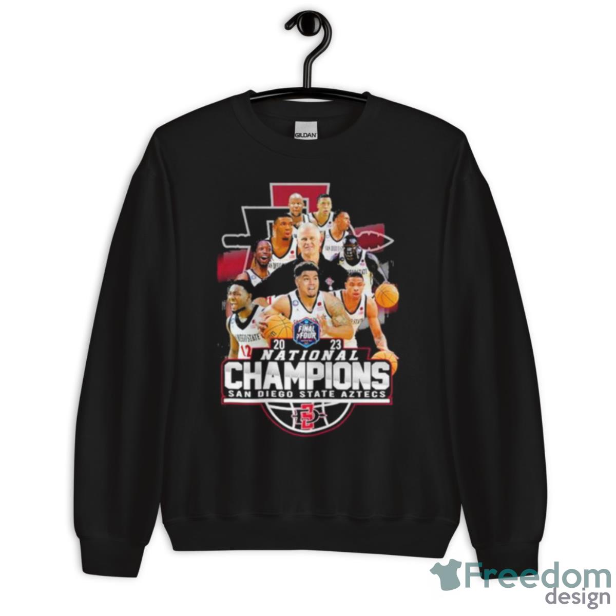 San Diego State Aztecs Team 2023 Division I Basketball National Champions Shirt - Unisex Crewneck Sweatshirt San Diego State Aztecs Team 2023 Division I Basketball National Champions Shirt - Unisex Crewneck Sweatshirt