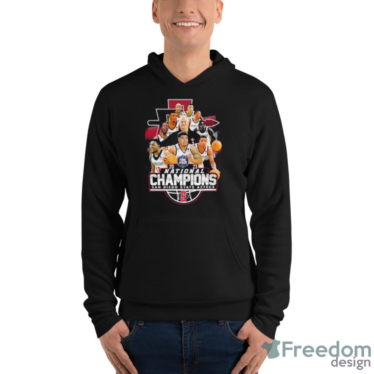 San Diego State Aztecs Team 2023 Division I Basketball National Champions Shirt image San Diego State Aztecs Team 2023 Division I Basketball National Champions Shirt - Unisex Fleece Pullover Hoodie