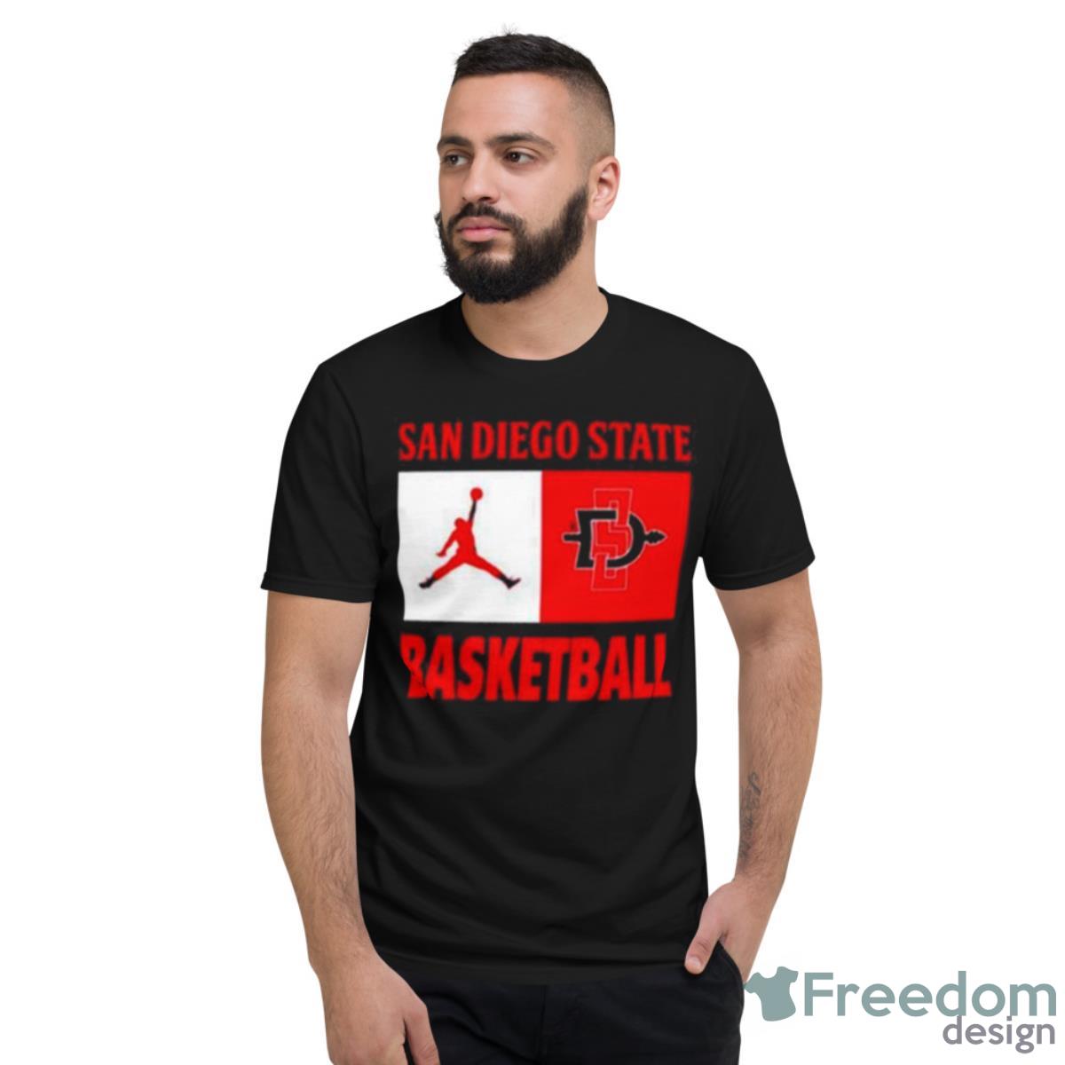 San Diego State Basketball Shirt - Short Sleeve T-Shirt