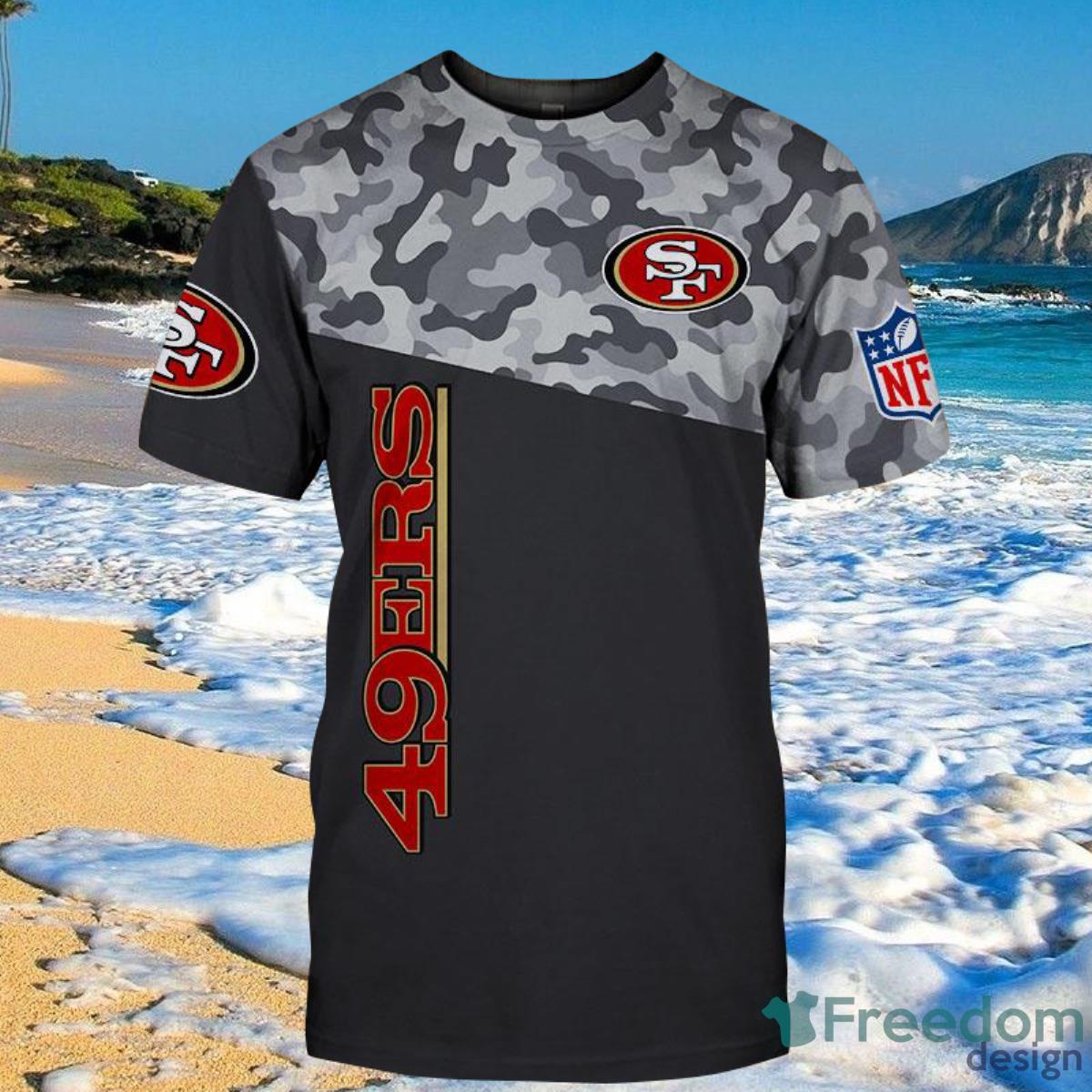 San Francisco 49ers Military Shirt 3D For Men And Women