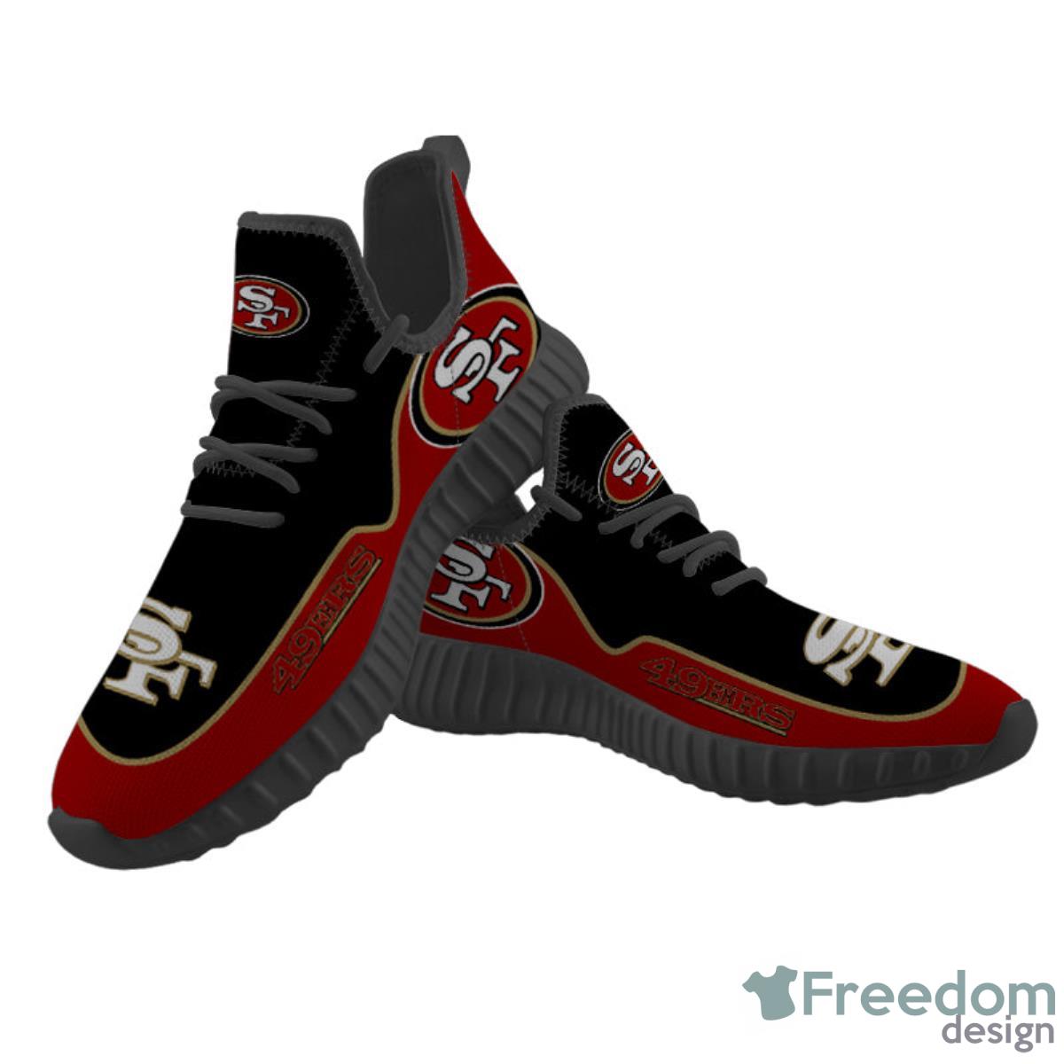 San Francisco 49ers NFL Sneakers Big Logo Reze Shoes Product Photo 2