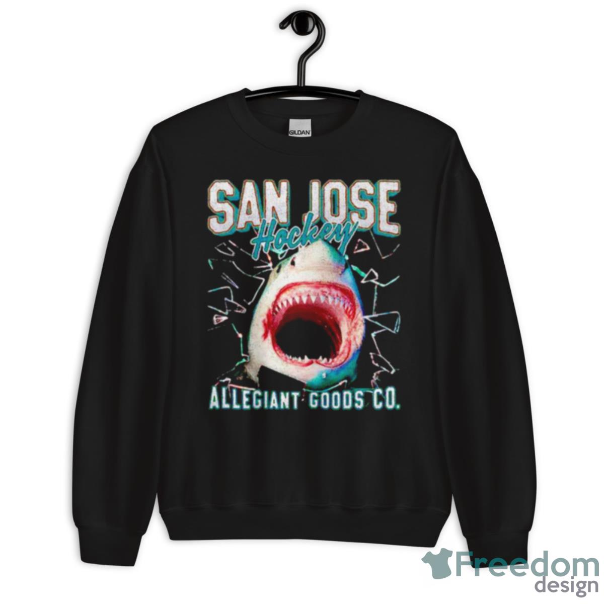 San Jose Hockey Allegiant Goods Co Mascot Shirt - Unisex Crewneck Sweatshirt