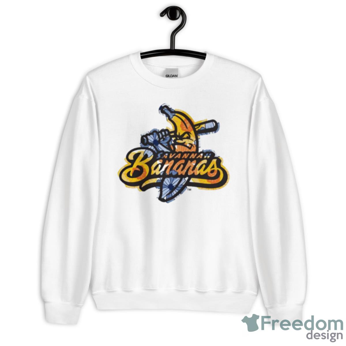 Savannah Bananas Floral Mascot Shirt - Unisex Heavy Blend Crewneck Sweatshirt