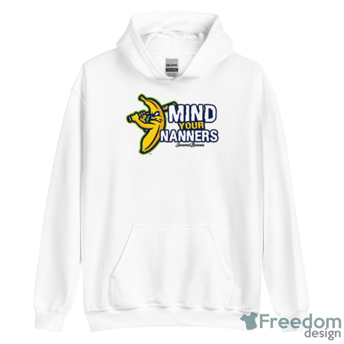 Savannah Bananas Mind Your Manners Shirt - Unisex Heavy Blend Hooded Sweatshirt