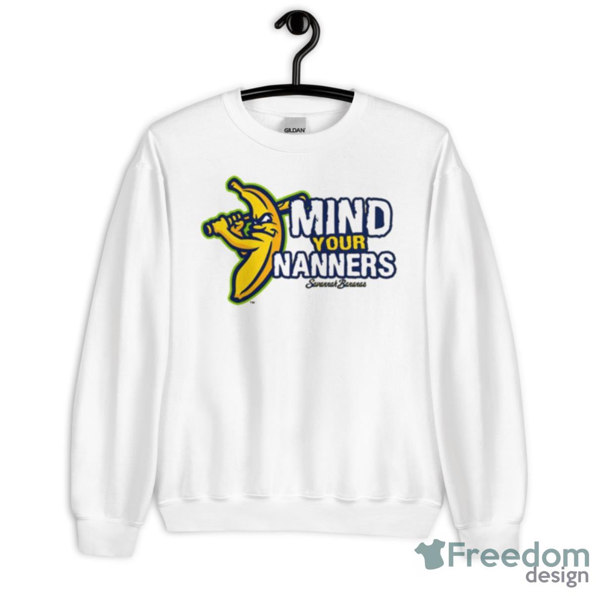 Savannah Bananas Mind Your Manners Shirt - Unisex Heavy Blend Crewneck Sweatshirt