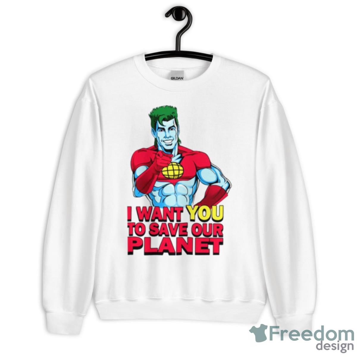 Save Our Planet Silverhawks Shirt - Unisex Heavy Blend Crewneck Sweatshirt