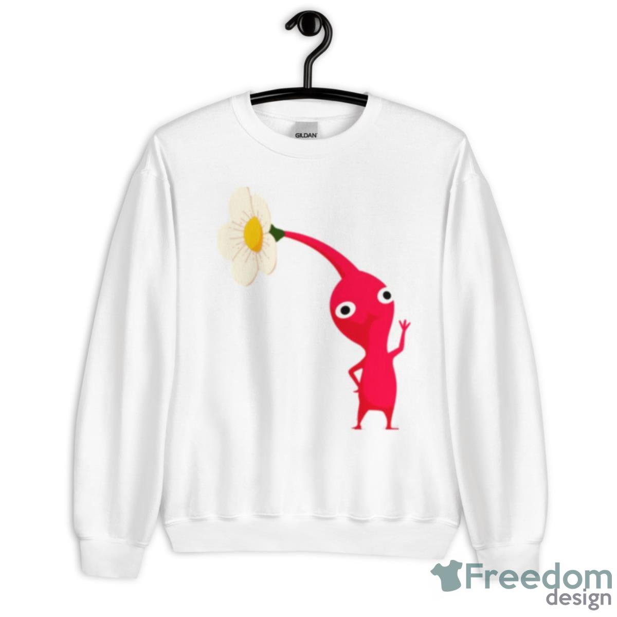 Say Hi Red Fire Pikmin Shirt - Unisex Heavy Blend Crewneck Sweatshirt