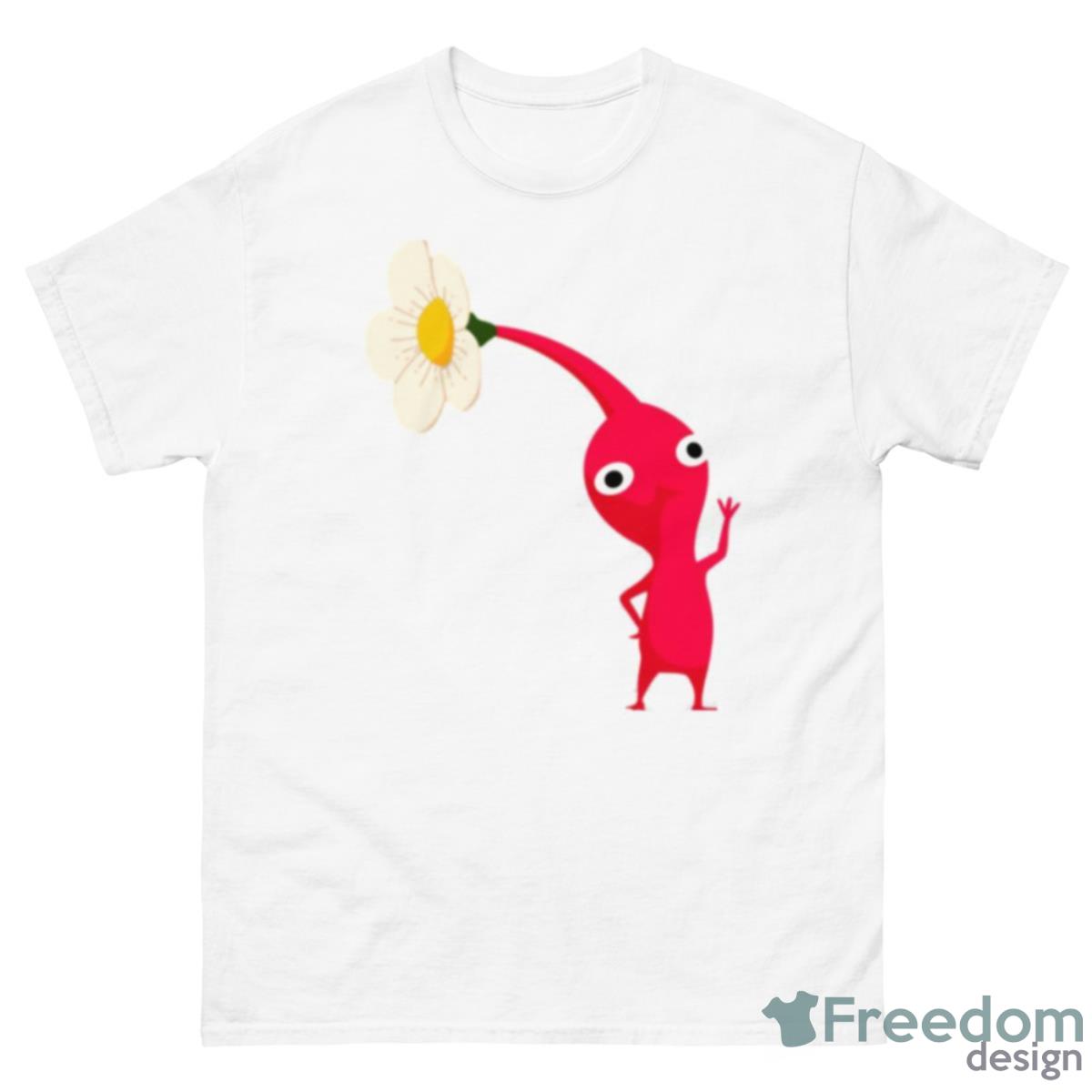 Say Hi Red Fire Pikmin Shirt - 500 Men’s Classic Tee Gildan