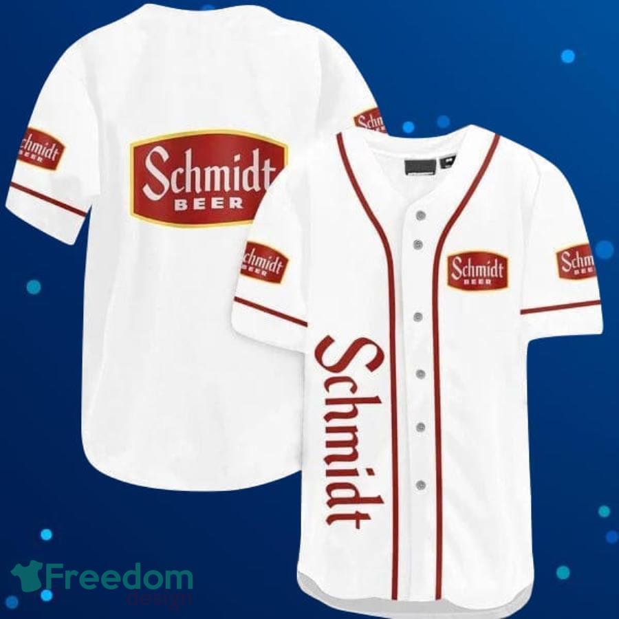 Schmidt's Beer Baseball Jersey For Men And Women Product Photo 1