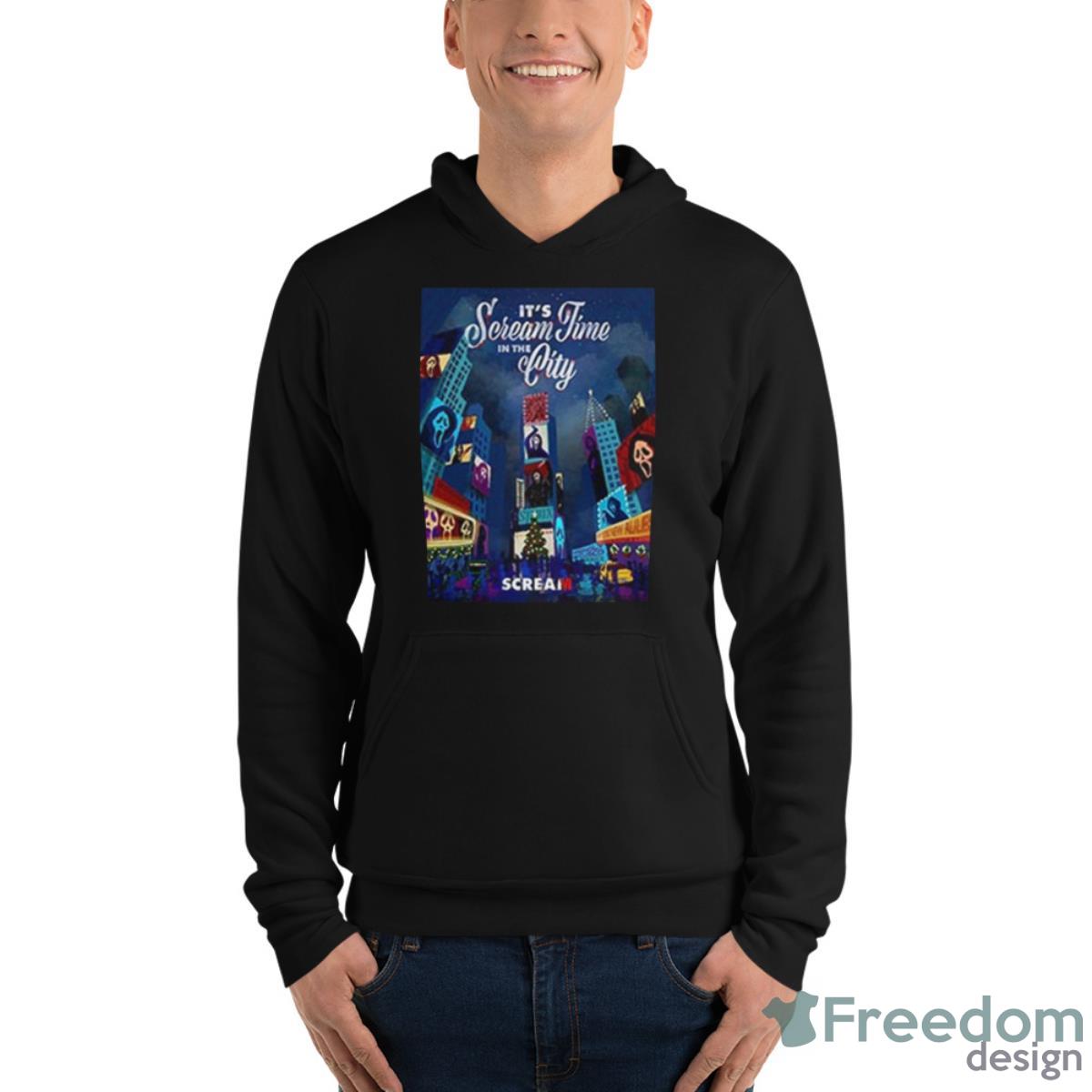 Scream VI New Poster Art Its Scream Time In The City Shirt - Unisex Fleece Pullover Hoodie Scream VI New Poster Art Its Scream Time In The City Shirt - Unisex Fleece Pullover Hoodie