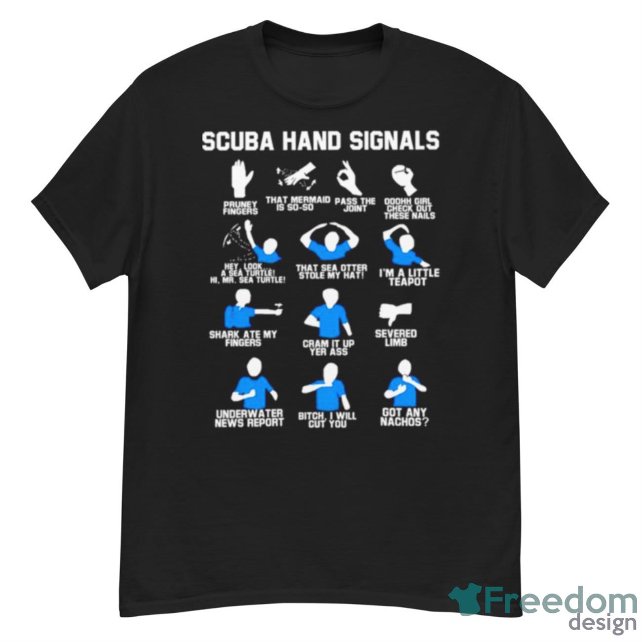 Scuba Hand Signals Shirt - G500 Men’s Classic T-Shirt