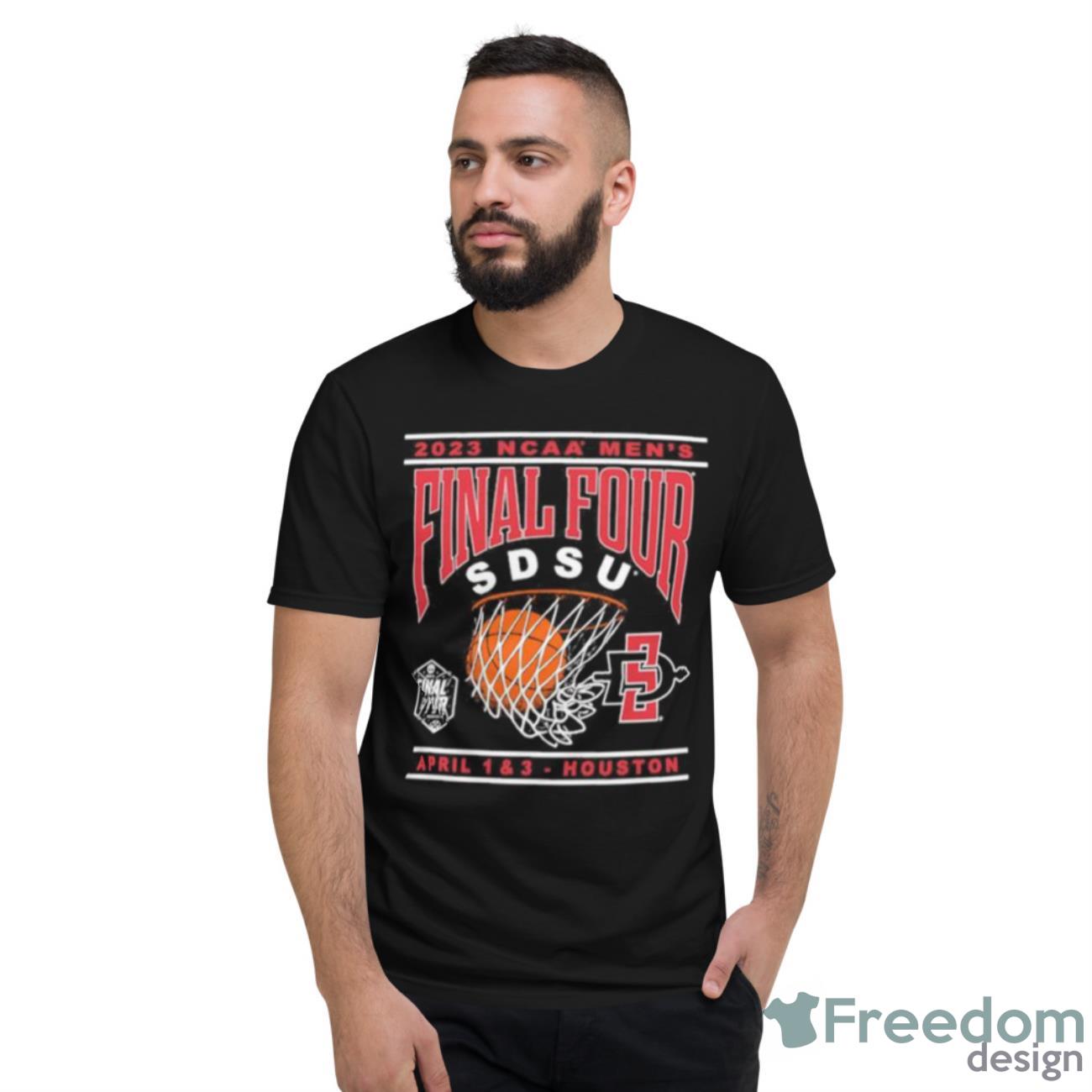 Sdsu 2023 Men’s Basketball Final Four Shirt - Short Sleeve T-Shirt