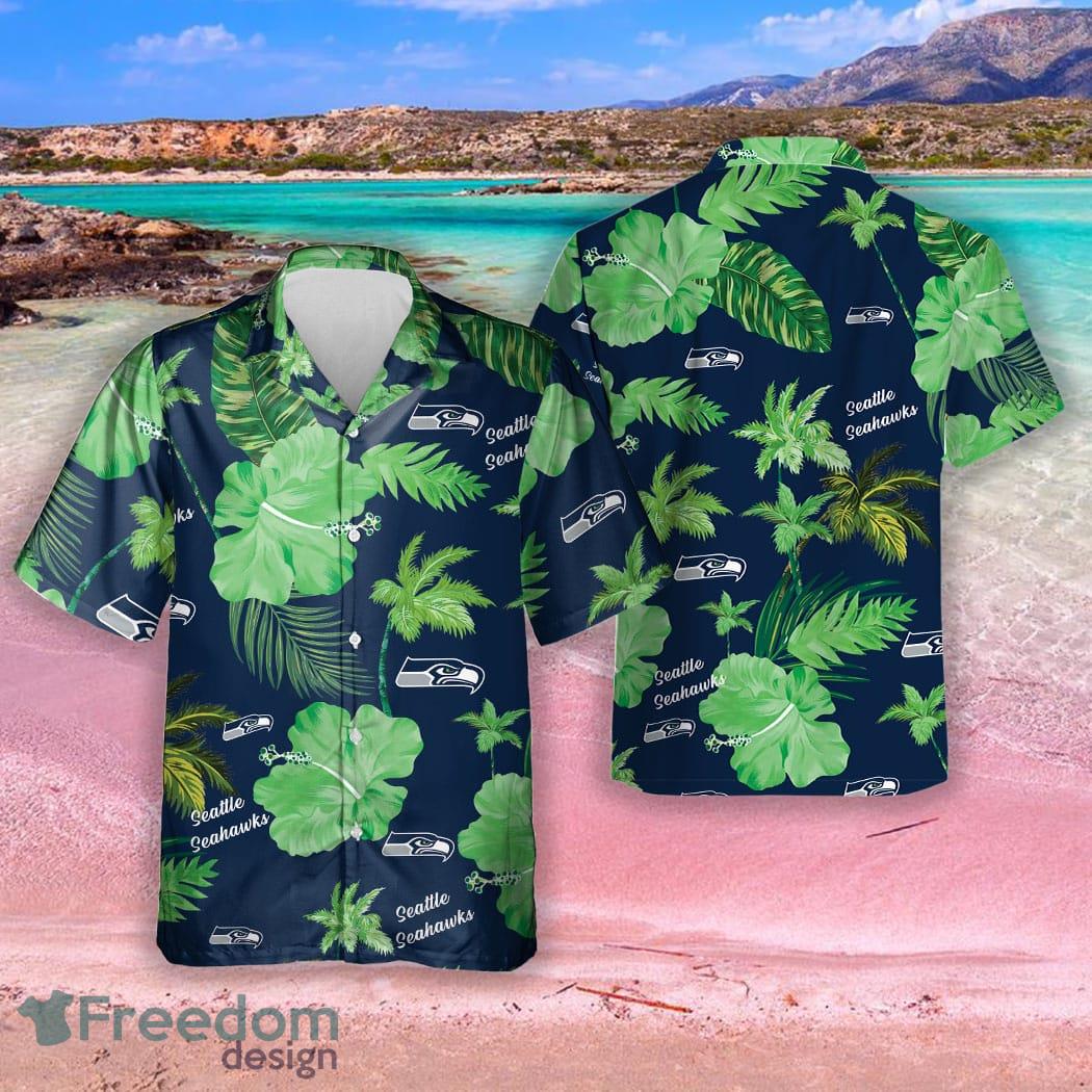 Seattle Seahawks Hawaiian Shirt And Short - Freedomdesign