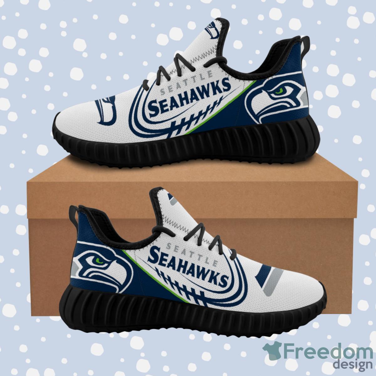 Seattle Seahawks Sneakers Big Logo Reze Shoes Product Photo 1