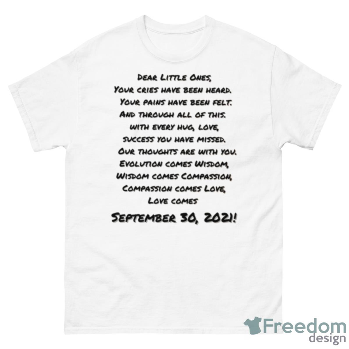 September 30 2021 Poem Ancestors Shirt - 500 Men’s Classic Tee Gildan