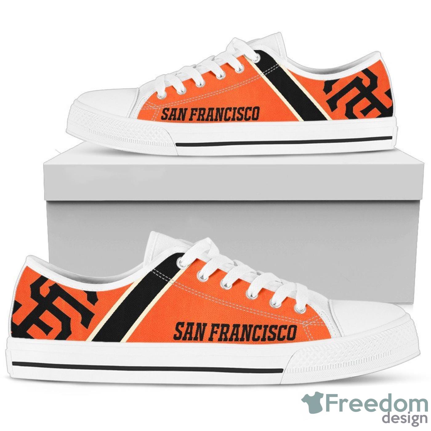 Sf Giants Low Top Canvas Shoes For Men And Women Product Photo 2