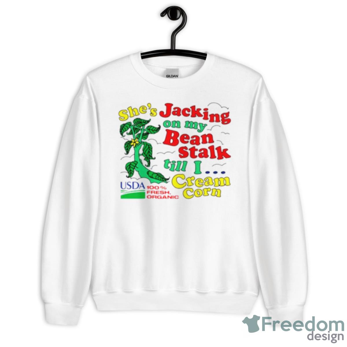 She’s Jacking My Beanstalk Shirt - Unisex Heavy Blend Crewneck Sweatshirt