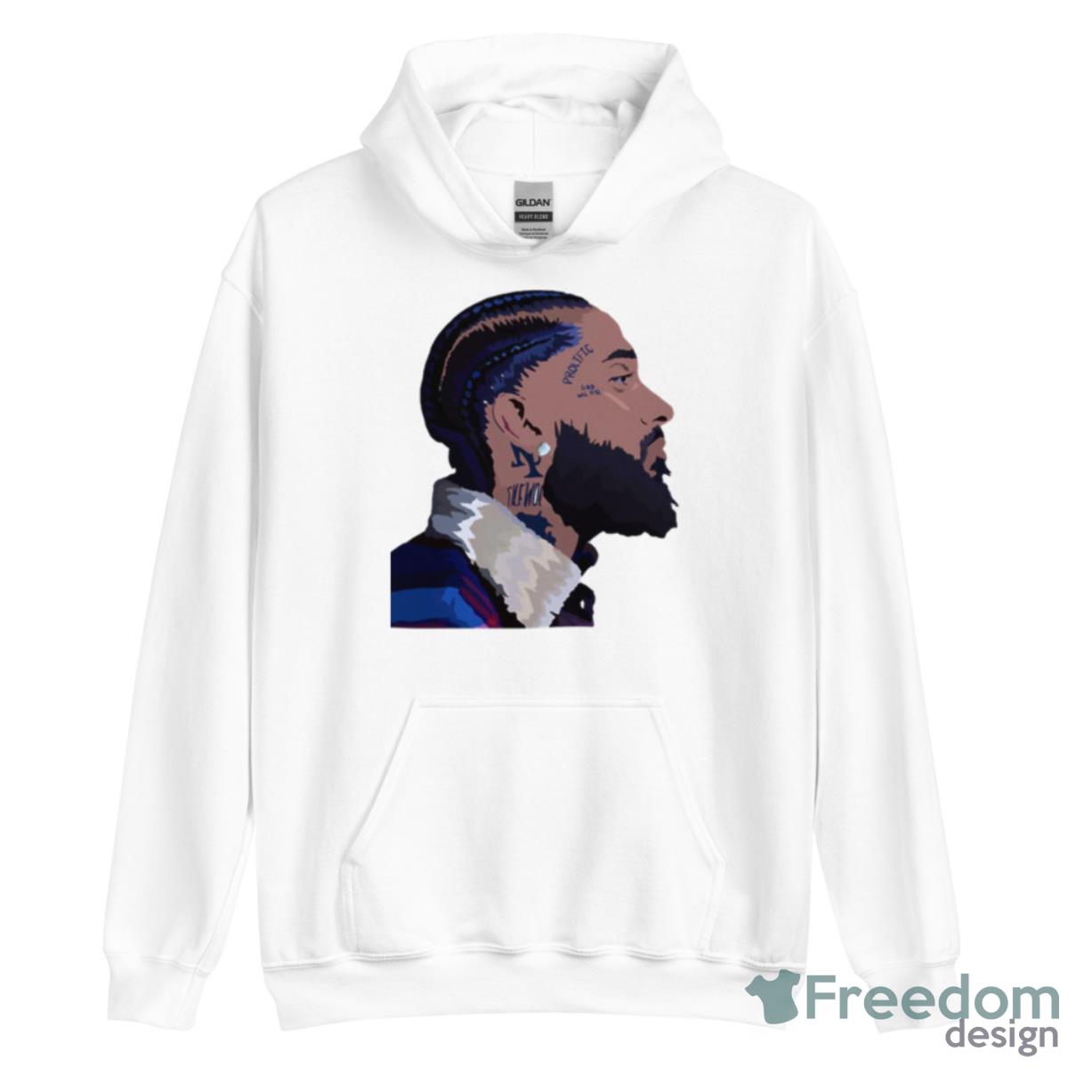 Nipsey Hussle Side Profile With Eye | Art Print