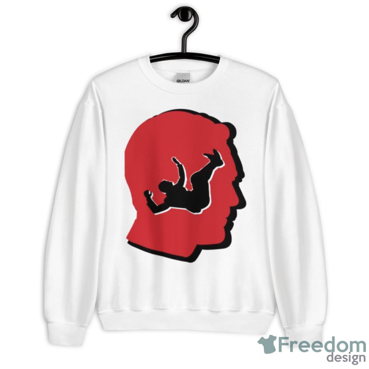 Silhouette Art Falling Mad Men Tv Show Shirt - Unisex Heavy Blend Crewneck Sweatshirt