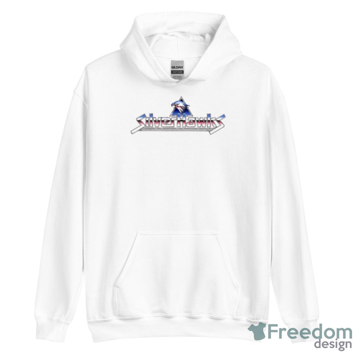 Silverhawks Retro Cartoon Logo Shirt - Unisex Heavy Blend Hooded Sweatshirt