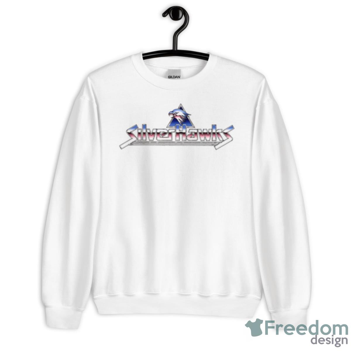 Silverhawks Retro Cartoon Logo Shirt - Unisex Heavy Blend Crewneck Sweatshirt