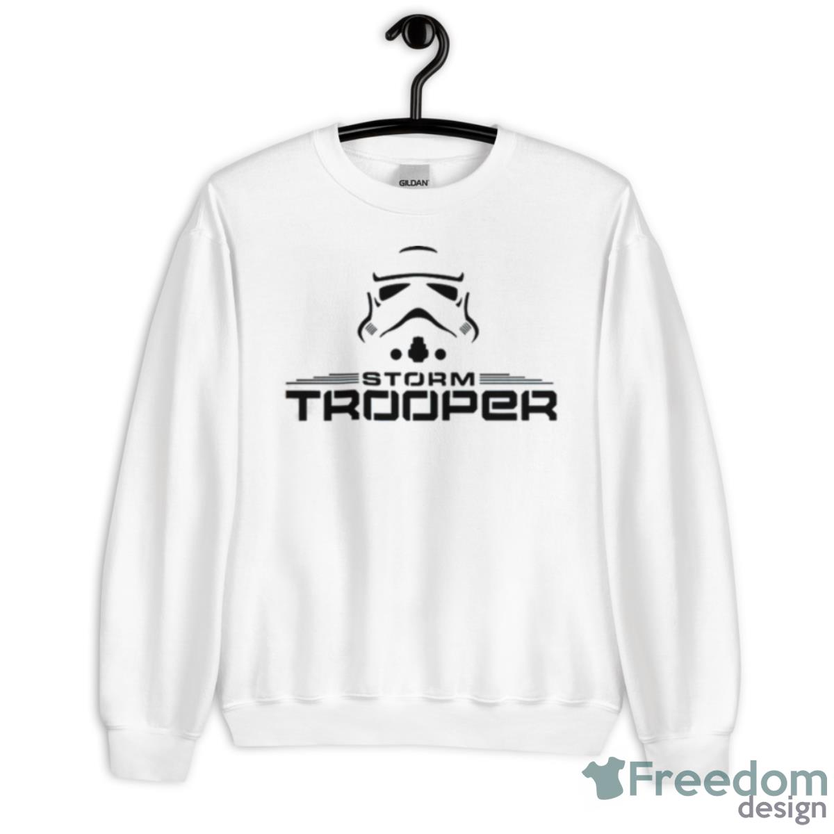 Simplified Graphic Star Wars Stormtrooper Shirt - Unisex Heavy Blend Crewneck Sweatshirt