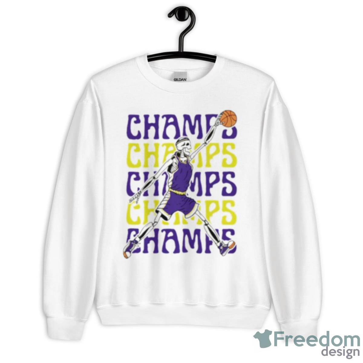 Skeleton Champs Baton Rouge Shirt - Unisex Heavy Blend Crewneck Sweatshirt