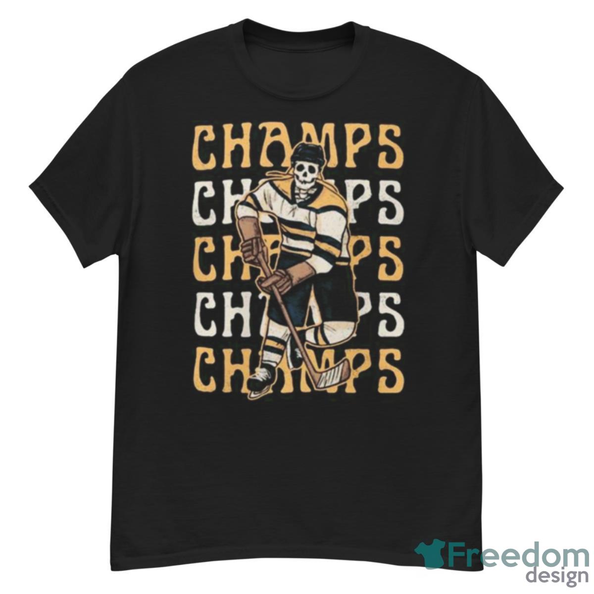 Skeleton Quinnipiac Bobcats Hockey 2023 National Champions Shirt - G500 Men’s Classic T-Shirt