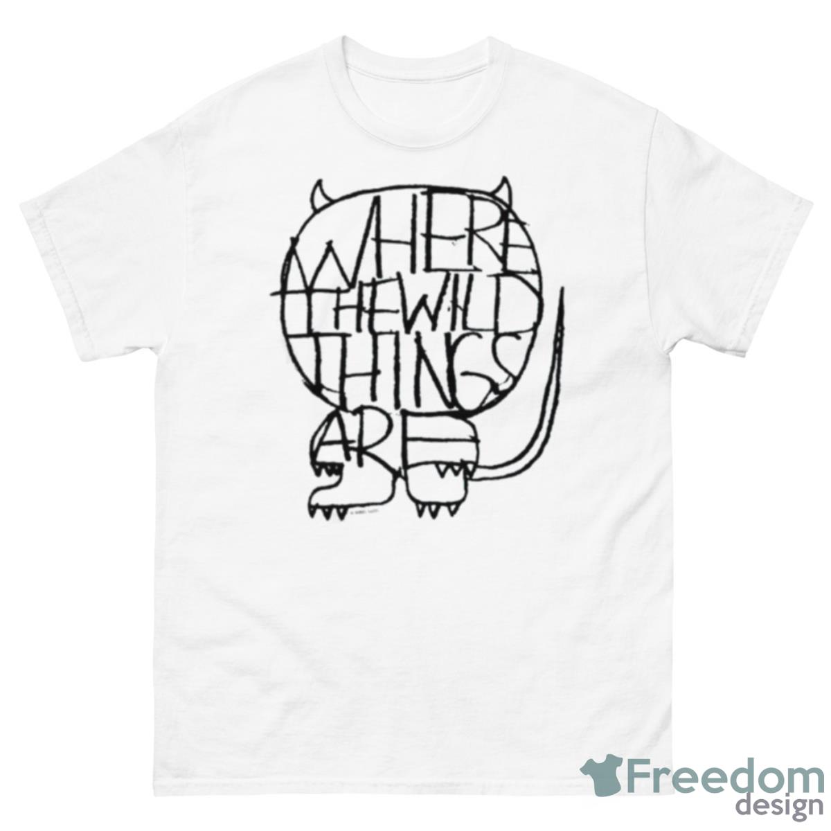 Sketch Where The Wild Things Are Shirt - 500 Men’s Classic Tee Gildan