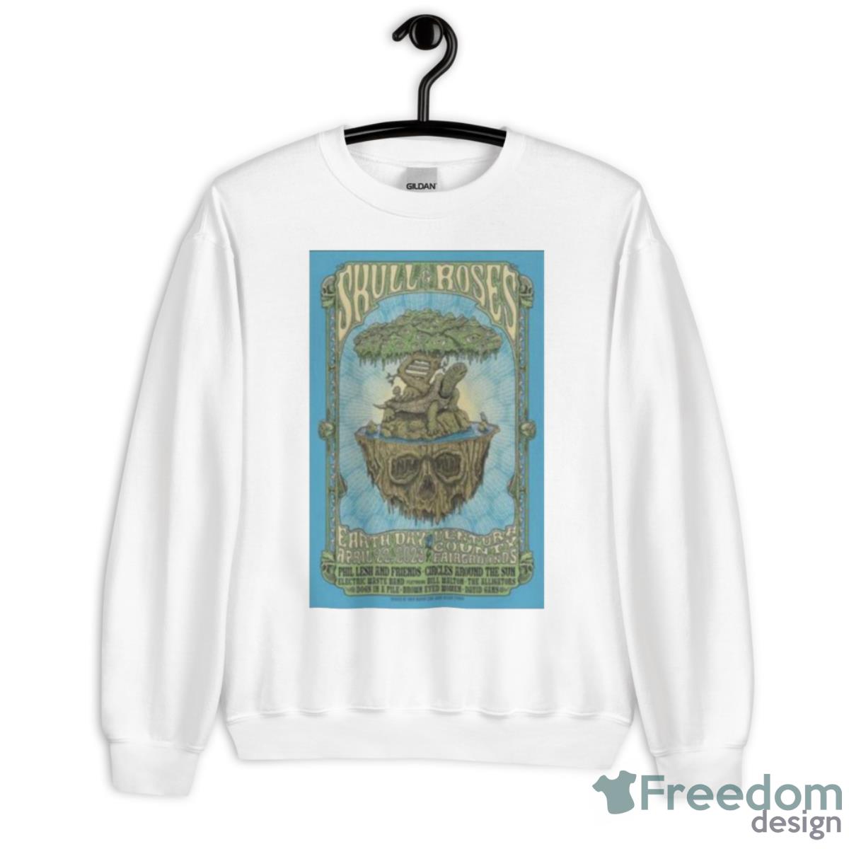 Skull & Roses Music Festival 2023 Ventura CA Poster Shirt - Unisex Heavy Blend Crewneck Sweatshirt