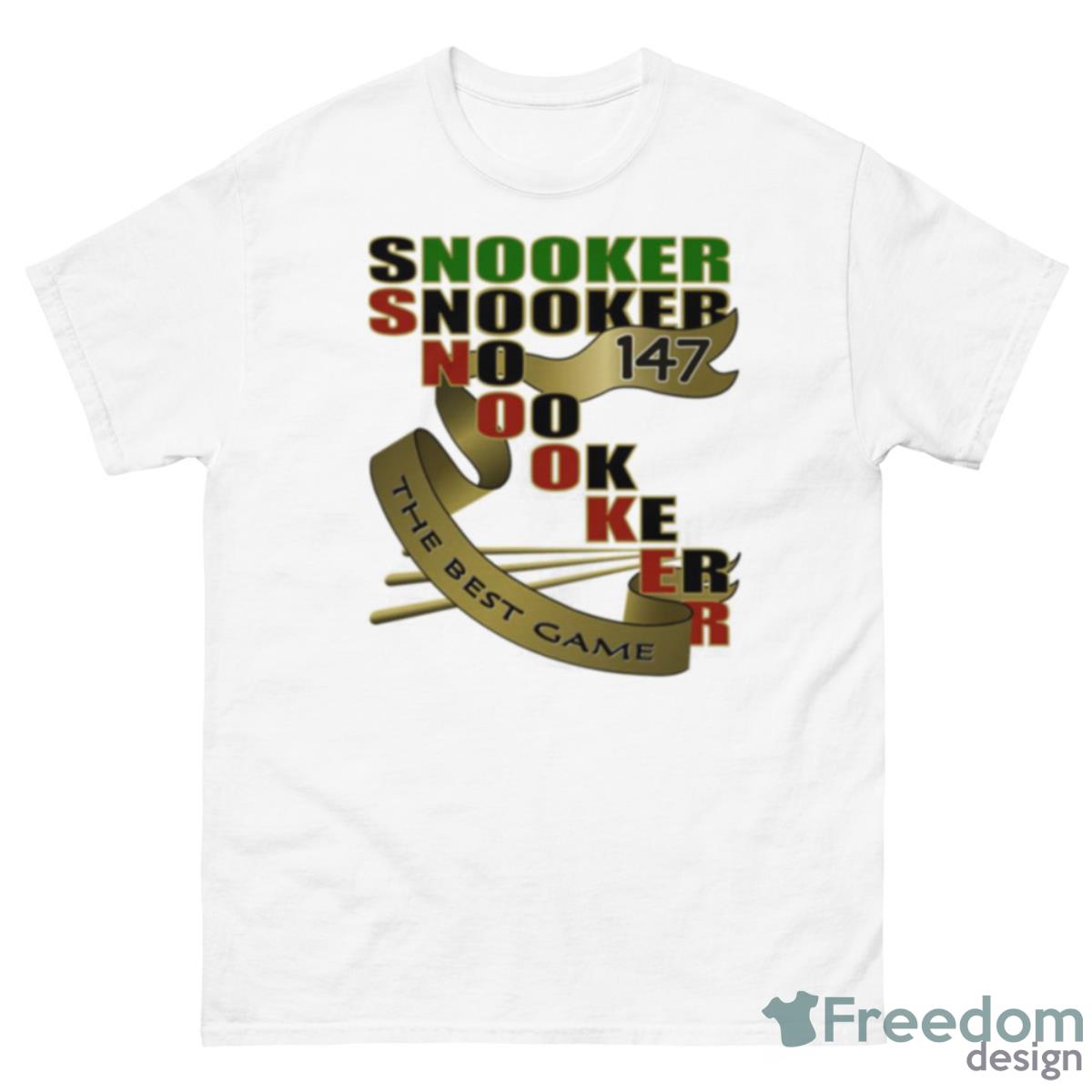 Snooker Carom Pool Billiards Shirt - 500 Men’s Classic Tee Gildan