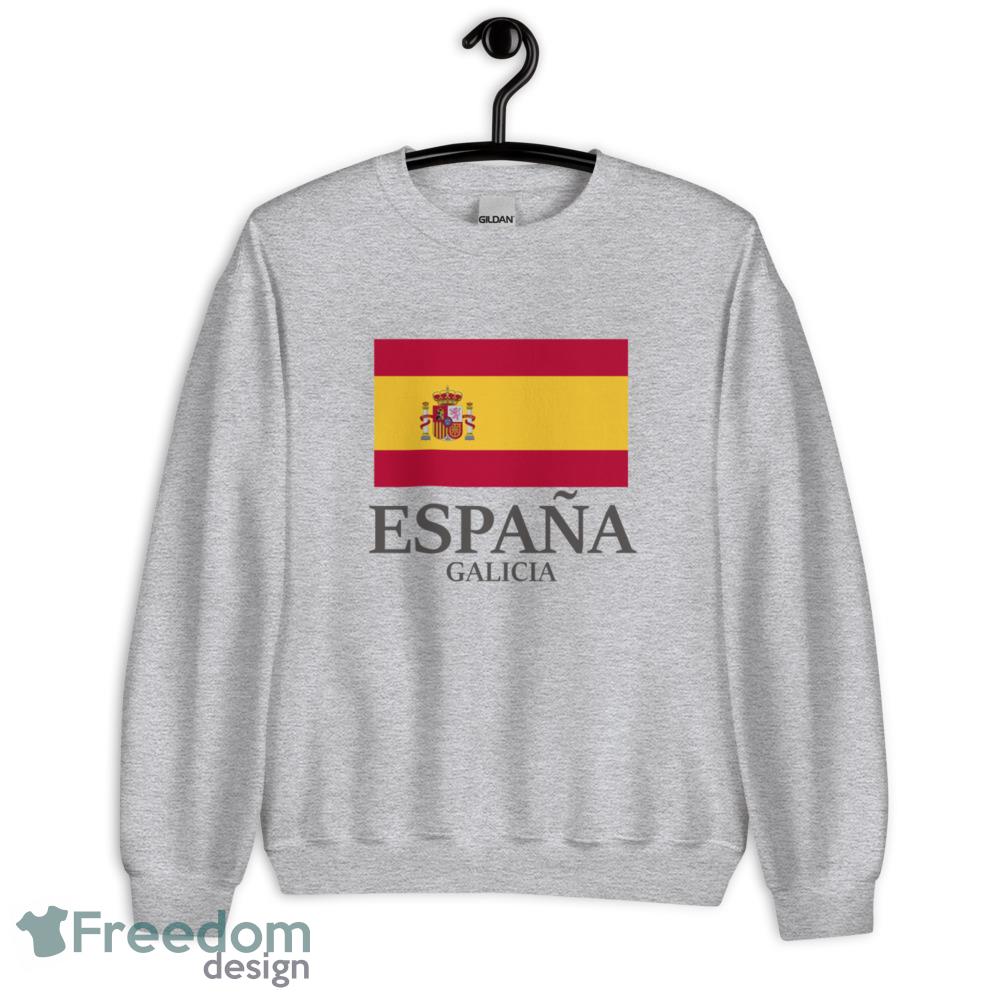 Spanien Galicia Flagge Reise Europa Urlaub T shirt - Unisex Heavy Blend Crewneck Sweatshirt Spanien Galicia Flagge Reise Europa Urlaub T shirt - Unisex Heavy Blend Crewneck Sweatshirt