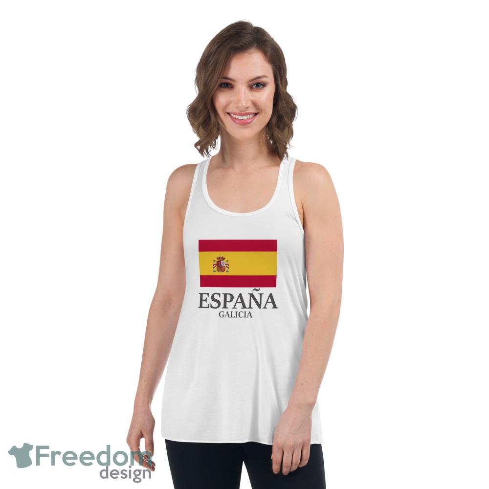 Spanien Galicia Flagge Reise Europa Urlaub T shirt - Womens Flowy Racerback Tank Spanien Galicia Flagge Reise Europa Urlaub T shirt - Womens Flowy Racerback Tank
