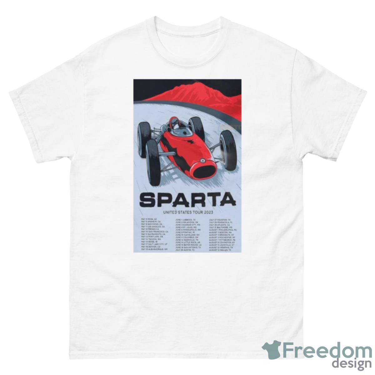 Sparta United States Tour 2023 Poster Shirt - 500 Men’s Classic Tee Gildan