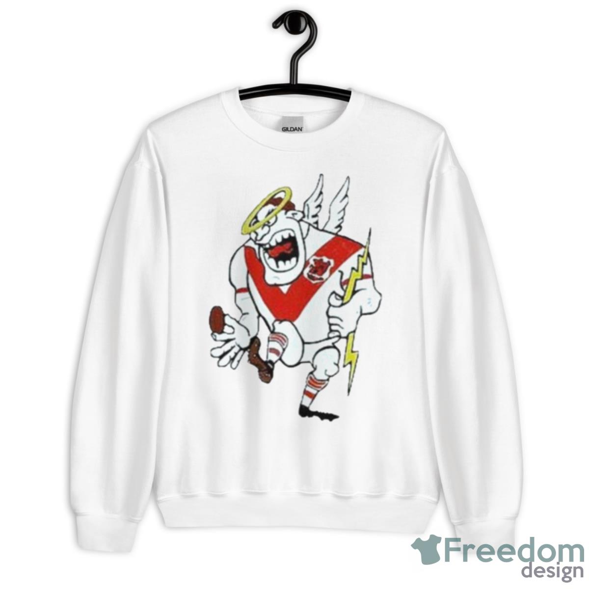 St George Dragons Retro Rugby Shirt - Unisex Heavy Blend Crewneck Sweatshirt