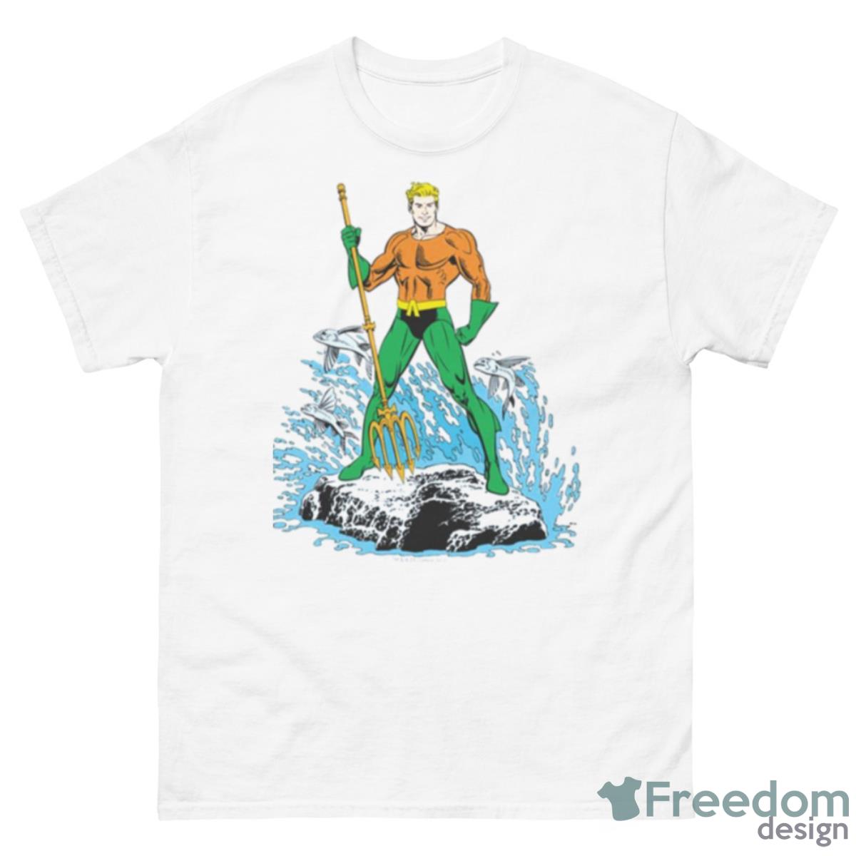 Stands With Pitchfork Aquaman Shirt - 500 Men’s Classic Tee Gildan